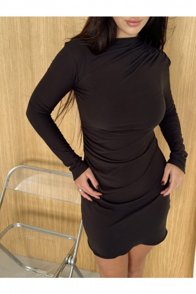 Платье THE.WOMAN 0366 шоколадный - фото 6