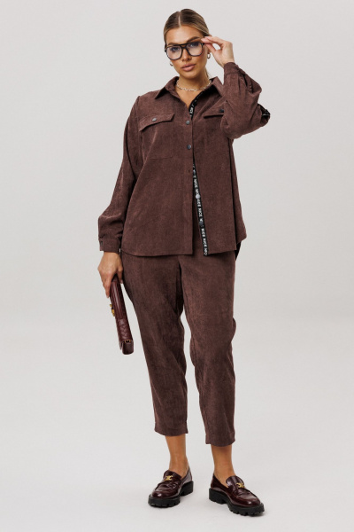 Рубашка Anelli 1746-1 капучино - фото 5