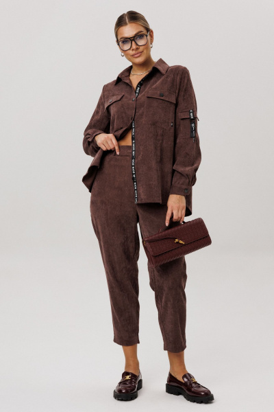 Рубашка Anelli 1746-1 капучино - фото 3