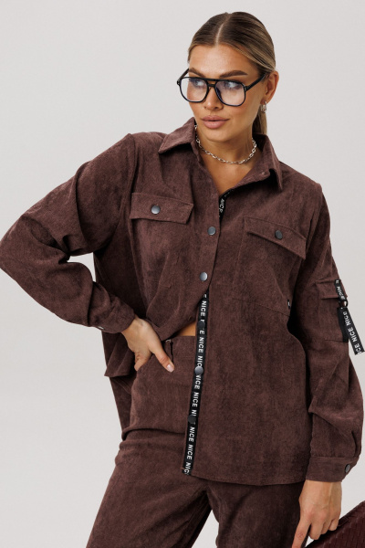 Рубашка Anelli 1746-1 капучино - фото 2