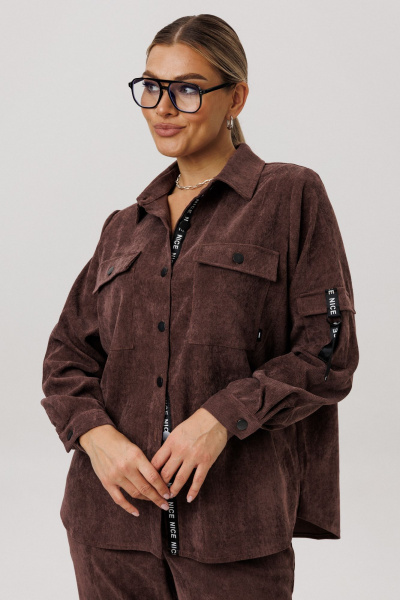 Рубашка Anelli 1746-1 капучино - фото 1