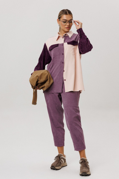 Рубашка Anelli 1748 цветение_сирени - фото 6