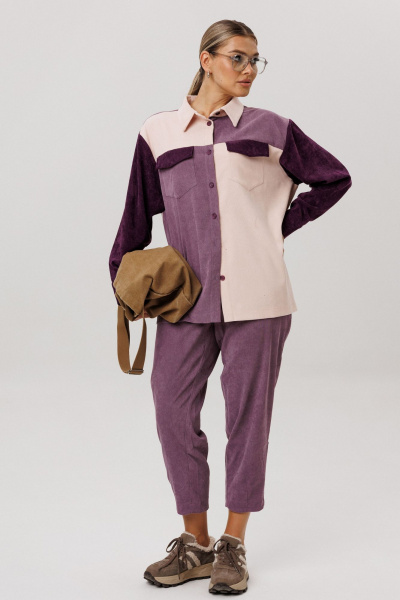 Рубашка Anelli 1748 цветение_сирени - фото 2