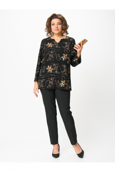 Джемпер Zlata 4444 цветы - фото 2