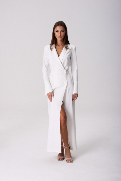 Платье Lady Line 1325 белый - фото 17