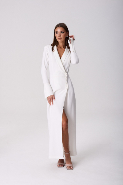 Платье Lady Line 1325 белый - фото 16
