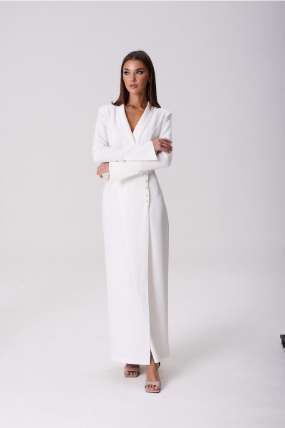 Платье Lady Line 1325 белый - фото 14