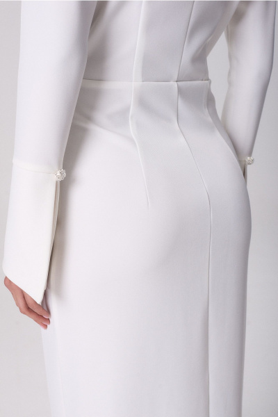 Платье Lady Line 1325 белый - фото 13