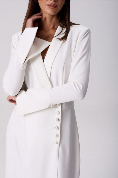 Платье Lady Line 1325 белый - фото 11