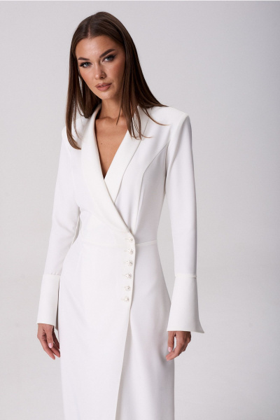 Платье Lady Line 1325 белый - фото 10