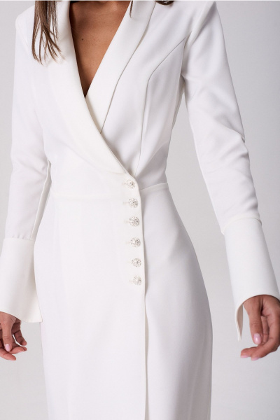 Платье Lady Line 1325 белый - фото 9