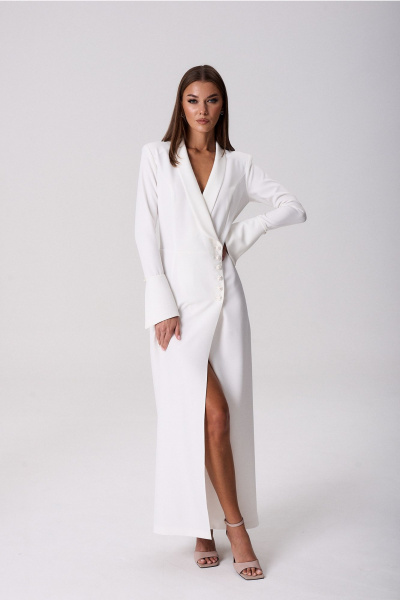 Платье Lady Line 1325 белый - фото 1