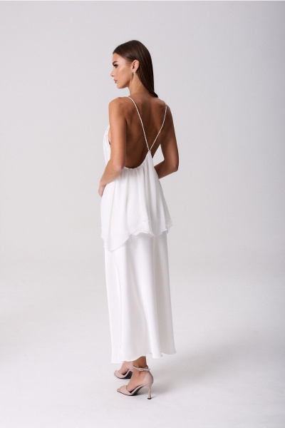 Блуза, юбка Lady Line 1725 белый - фото 9