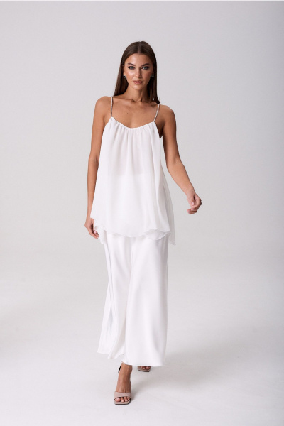 Блуза, юбка Lady Line 1725 белый - фото 2