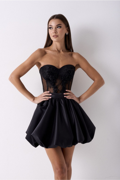 Корсет, юбка Lady Line 0925 черный - фото 7