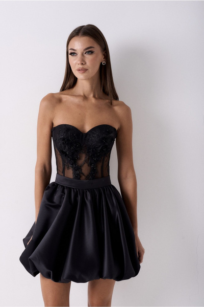 Корсет, юбка Lady Line 0925 черный - фото 6