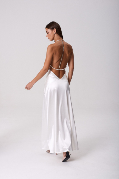 Платье Lady Line 1625 молочный - фото 7