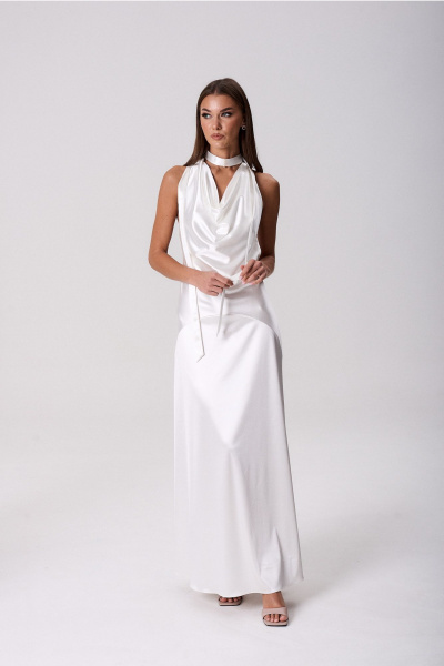 Платье Lady Line 1625 молочный - фото 6