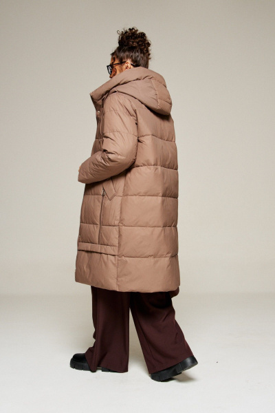 Пальто Beautiful&Free 8022 какао - фото 8