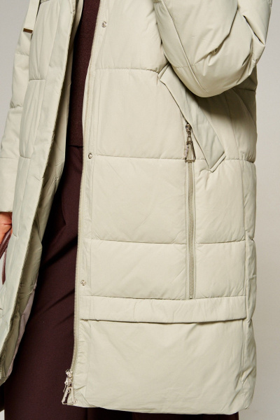 Пальто Beautiful&Free 8022 фисташковый - фото 11