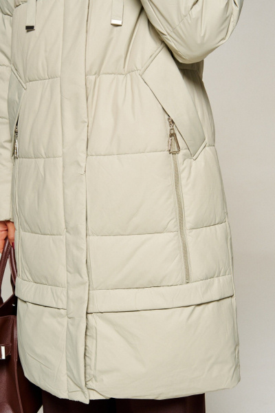 Пальто Beautiful&Free 8022 фисташковый - фото 10