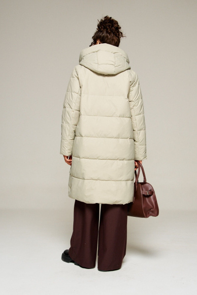 Пальто Beautiful&Free 8022 фисташковый - фото 12