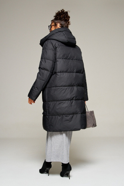 Пальто Beautiful&Free 8022 черный - фото 10