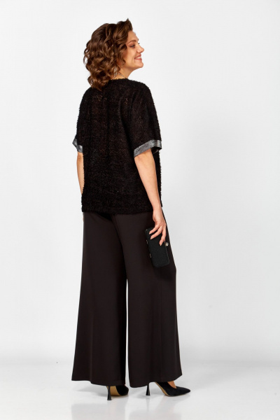 Блуза, брюки БагираАнТа 1057 черный - фото 5
