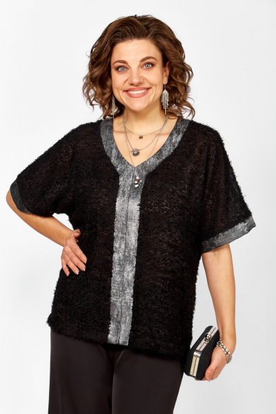 Блуза, брюки БагираАнТа 1057 черный - фото 4