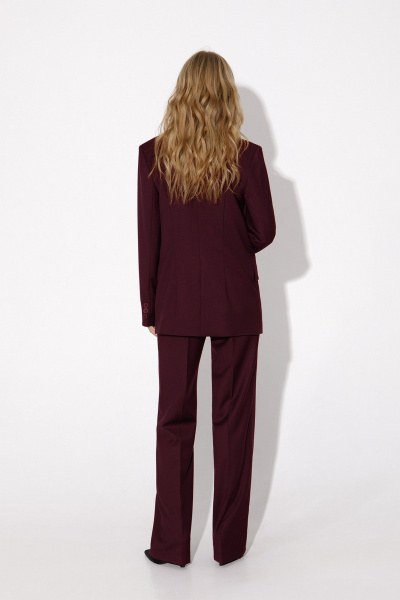 Брюки, жакет PiRS 4955 бургунди - фото 3