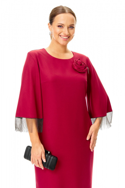 Платье T&N 7705 рубин - фото 7