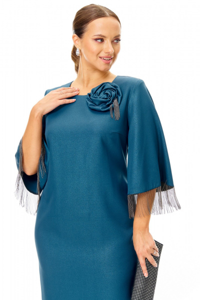 Платье T&N 7705 синий_морской - фото 5