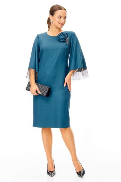 Платье T&N 7705 синий_морской - фото 3