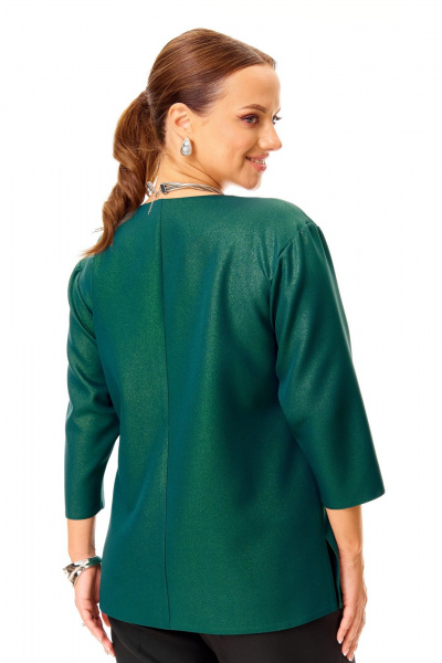 Брюки, туника T&N 7707 изумруд-черный - фото 3