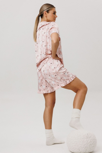 Джемпер, шорты Anelli 1749 клубничный_маршмеллоу - фото 10