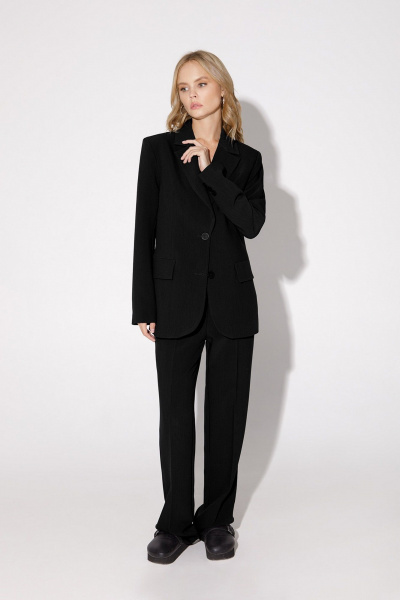 Брюки, жакет, жилет PiRS 4956 черный - фото 4