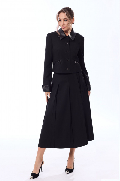 Жакет, юбка Golden Valley 6734 черный - фото 1