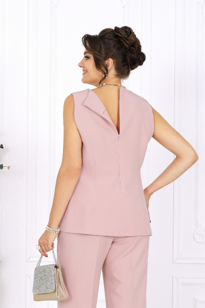 Блуза, брюки, кардиган Ninele 6071 розовый - фото 12