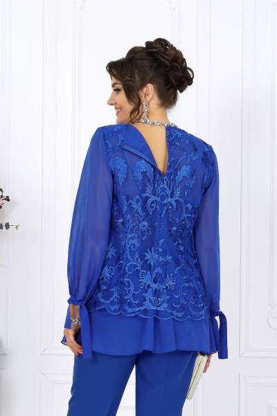 Блуза, брюки Ninele 6080 василек - фото 10