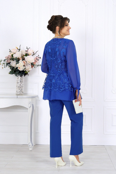 Блуза, брюки Ninele 6080 василек - фото 9
