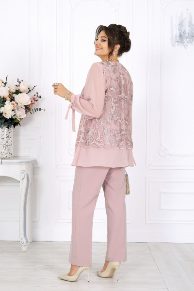 Блуза, брюки Ninele 6080 пудра - фото 10
