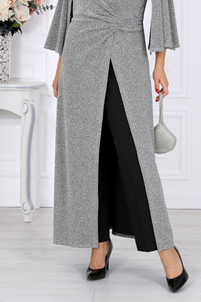 Брюки, туника Ninele 6084 серебро - фото 7