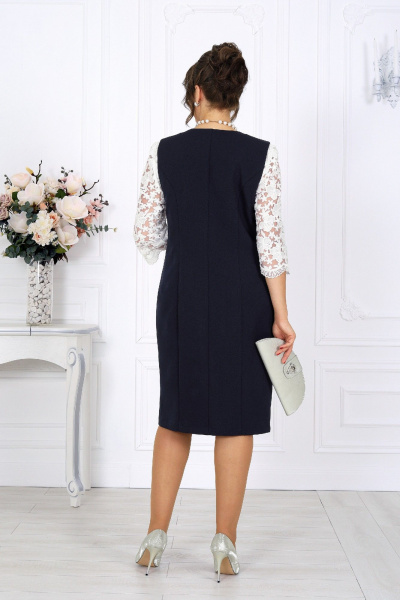 Сарафан Ninele 7443 синий - фото 10