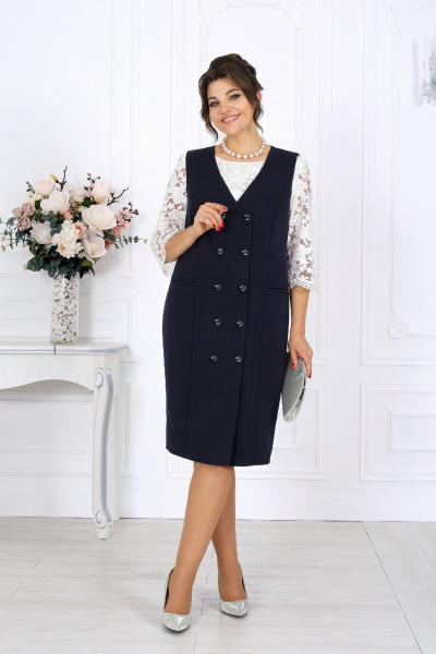 Сарафан Ninele 7443 синий - фото 1