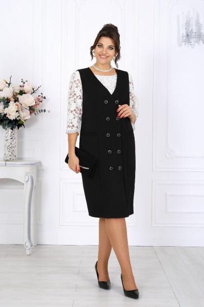 Сарафан Ninele 7443 черный - фото 2