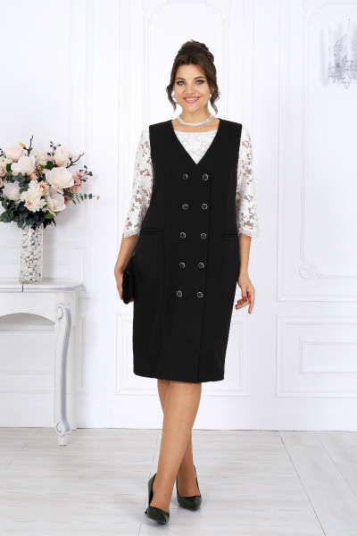 Сарафан Ninele 7443 черный - фото 1