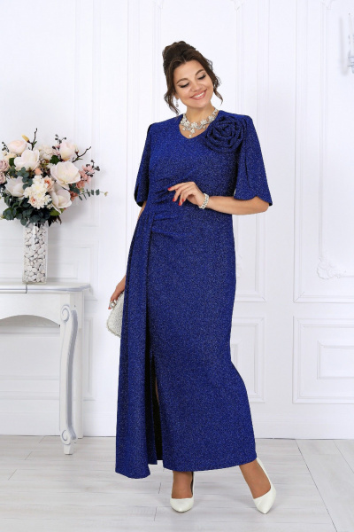 Платье Ninele 7509 василек - фото 6