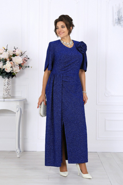 Платье Ninele 7509 василек - фото 2
