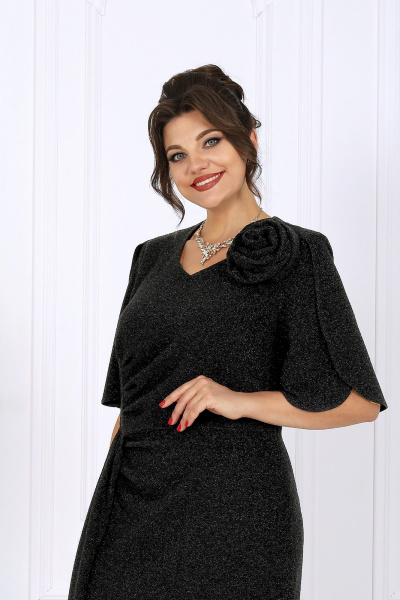 Платье Ninele 7509 черный - фото 6