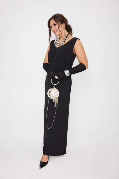 Комбинезон, накидка ElPaiz 1293 черный_с_белым - фото 5